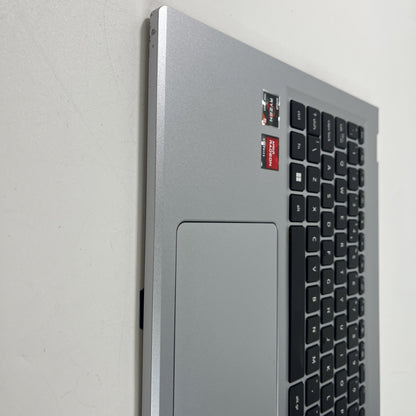 Sliver Acer Aspire 3 A315-24P Palmrest Cover UK Keyboard & Touchpad. Bit Cracked