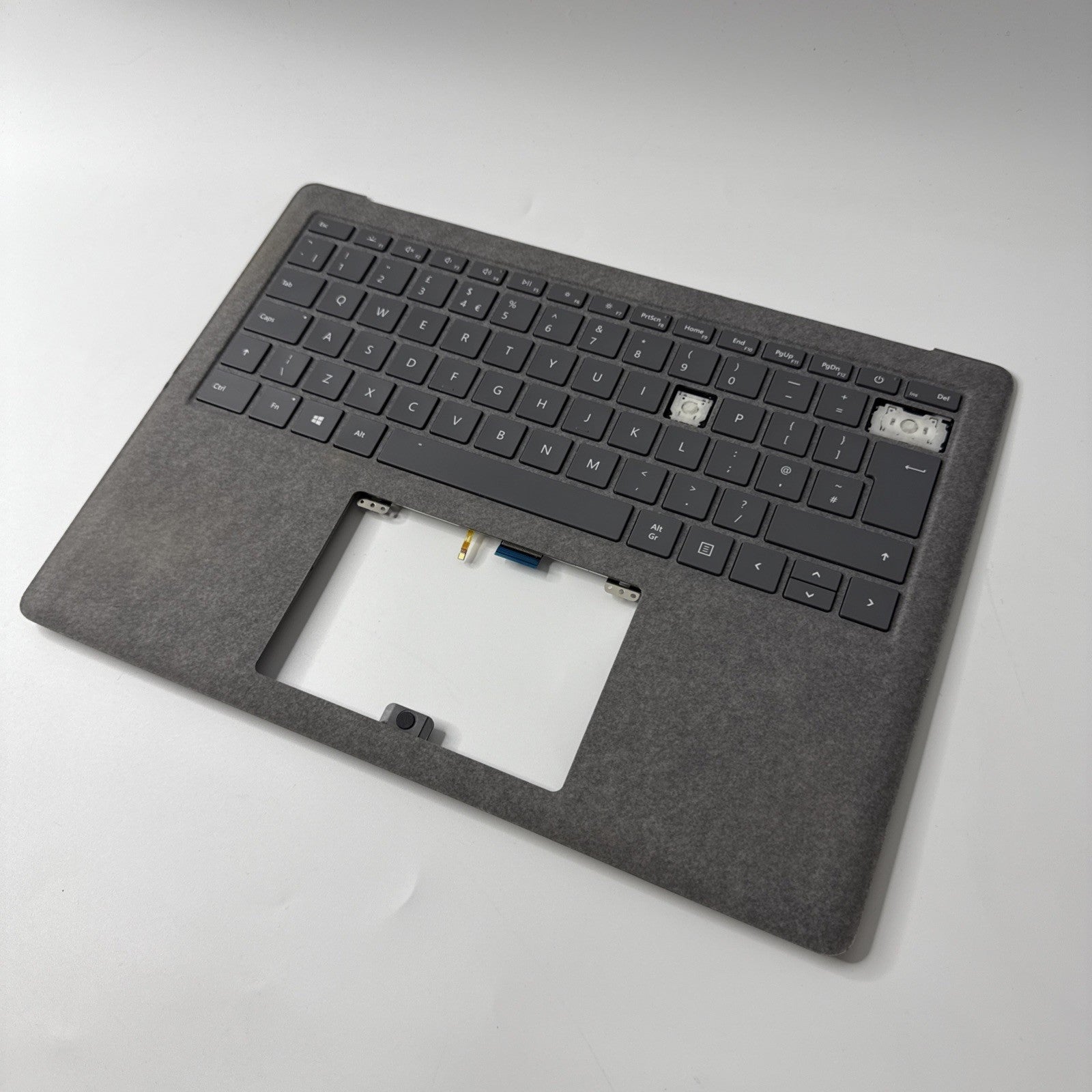 Microsoft Surface 3 1868 Palmrest UK Keyboard Grey M1114618/22-105 |Missing Keys