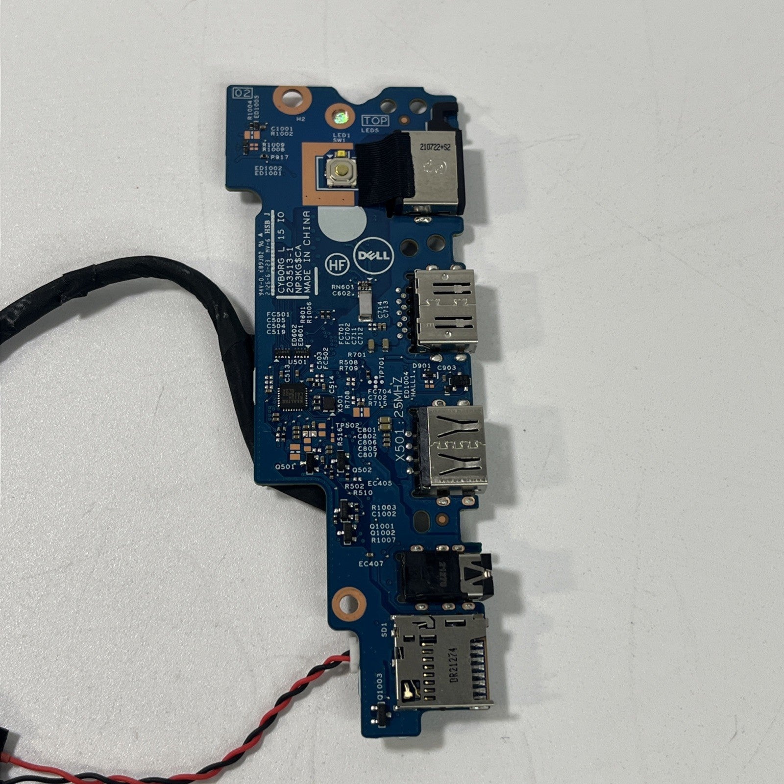 Genuine Dell Latitude 3520 USB Board Audio  Port & Cables.4550ng020001