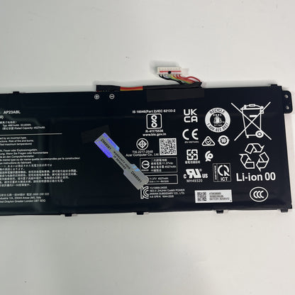 Genuine AP23AbL Acer Battery 4661 mAh 11.37V 53Wh For Acer Cb311 C723