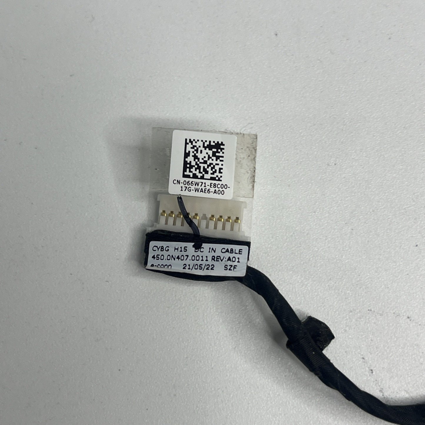 Genuine Dell Inspiron 15 7510 DC Jack Cable Cn-066W71-E8C00