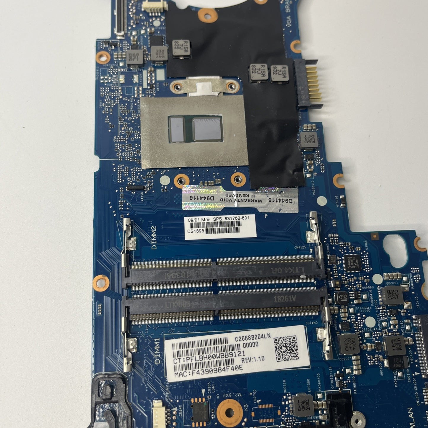 HP ELITEBOOK 820 G3 LAPTOP MOTHERBOARD SYSTEM BOARD I5-6200U WIN 831762-601