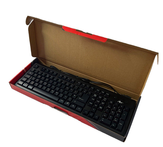Classica Plus AK-45CU Wired Computer Keyboard UK Layout BLACK