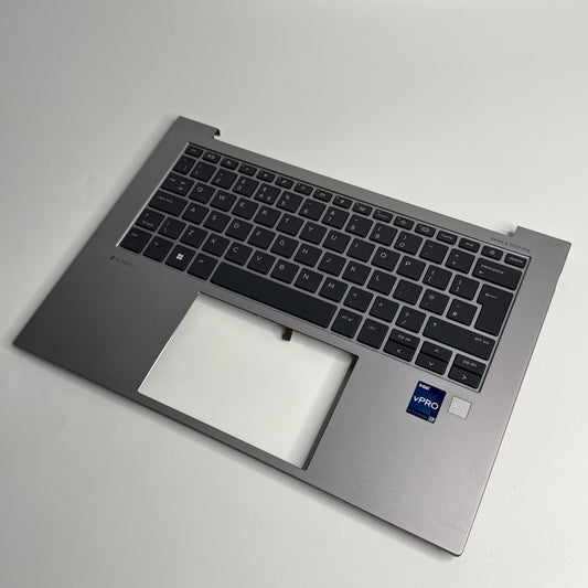 HP Zbook Firefly 14 G10 Palmrest Assembly UK Keyboard Speakers USB Board