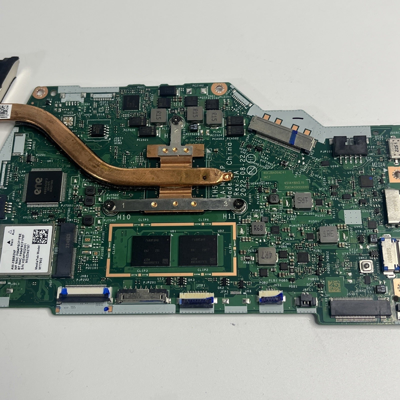 Genuine Acer Aspire 3 A315-24p Motherboard & Heatsink Ryzen 5-7520u.not Working