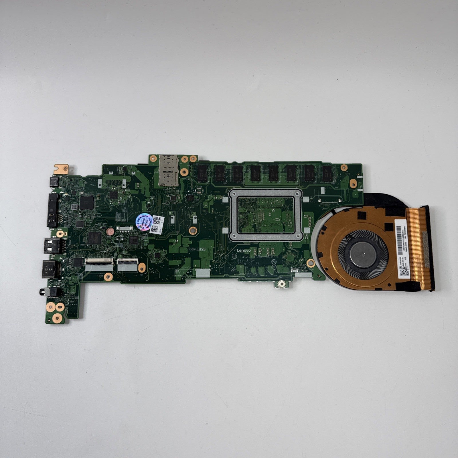 Lenovo ThinkPad T490S X390 Motherboard i7 Vpro 10th Gen NM-B891  Working