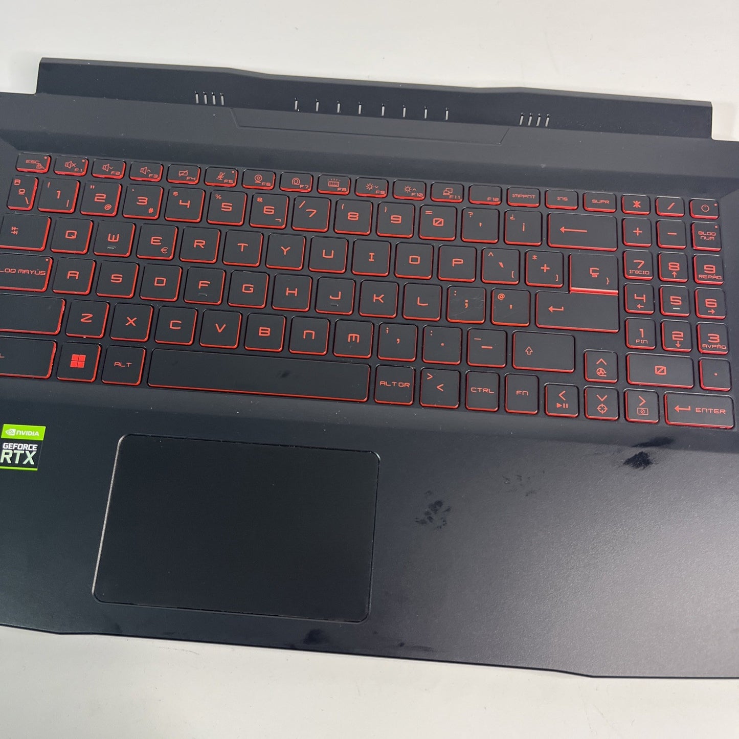 Genuine Black MSI Katana GF66 12UE Palmrest,  Touchpad & Keyboard 307582C211M