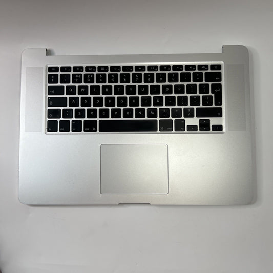 Macbook Pro Retina A1398 15" Mid 2015 Palmrest UK Keyboard Touchpad Silver