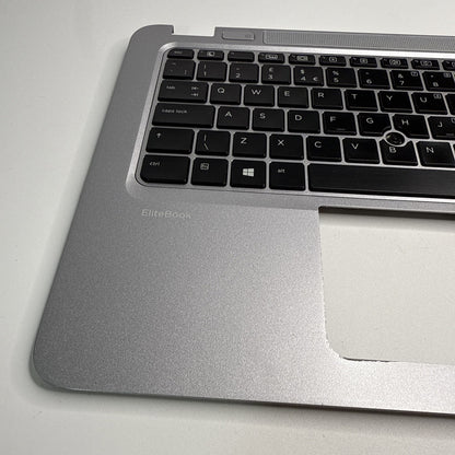 Genuine HP EliteBook 820 G3 Palmrest UK Keyboard 821692-001 Silver