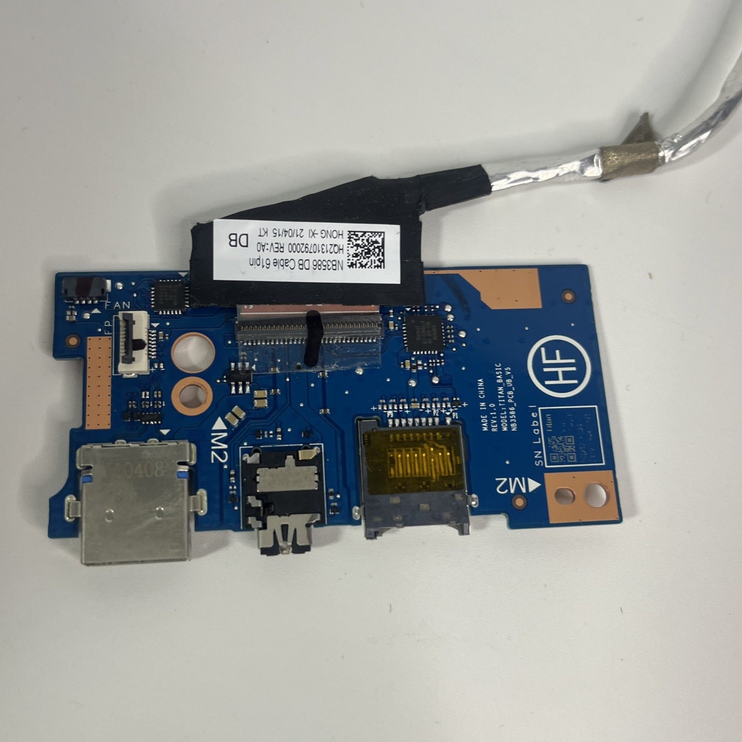 Samsung Galaxy Book NP750XDA USB SD Card Audio Board BA83-02475A HQ3120FC34000