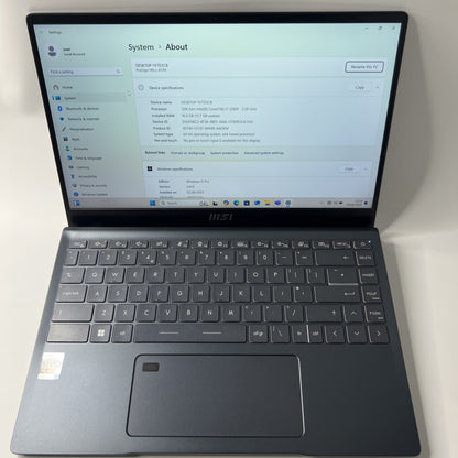 MSI Prestige 14EVO A12M Laptop Intel I7 1280P 16GB RAM 512GB SSD Windows 11