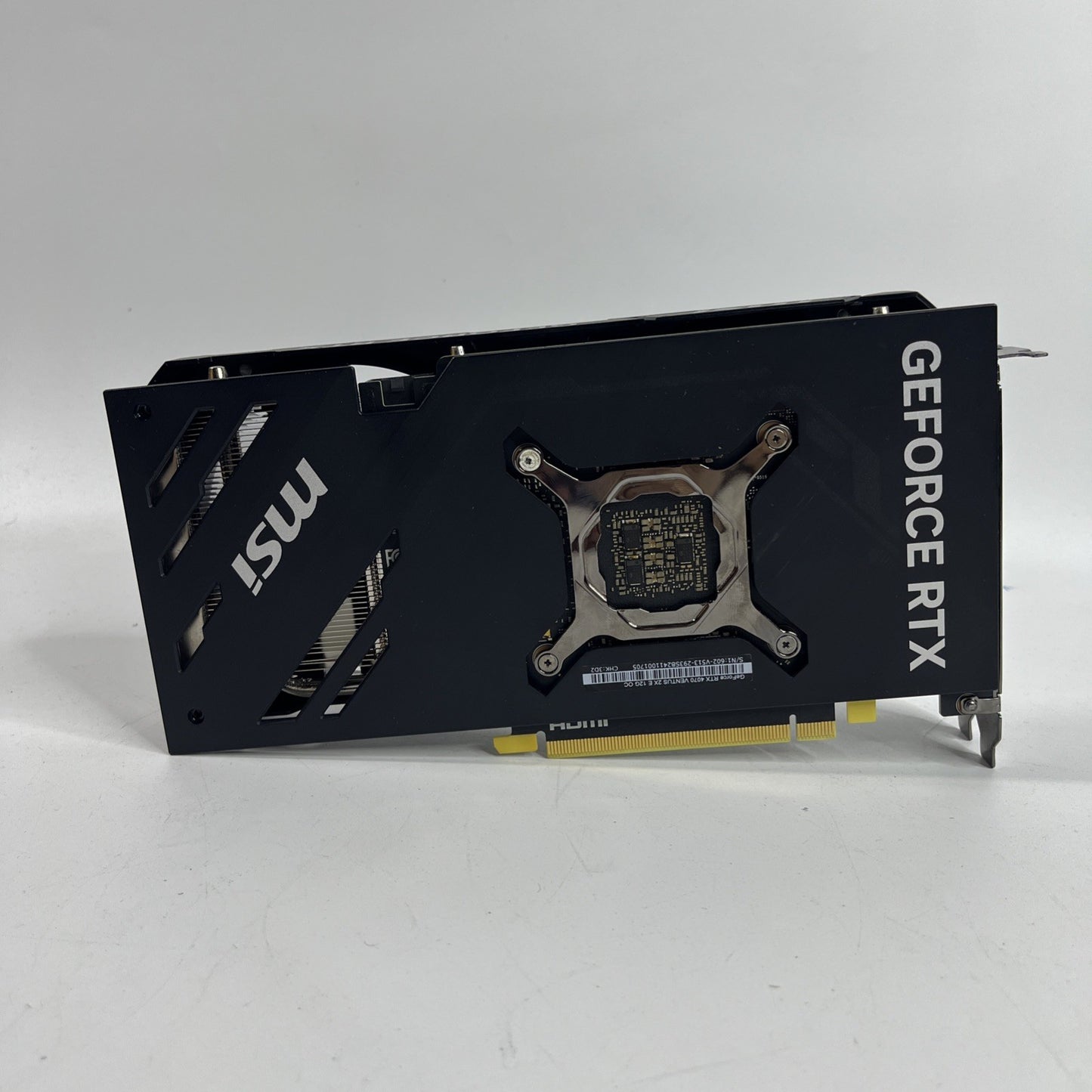 MSI GeForce RTX 4070 OC VENTUS 2X OC 12GB GDDR6 Graphics Card. Dead. No Fan