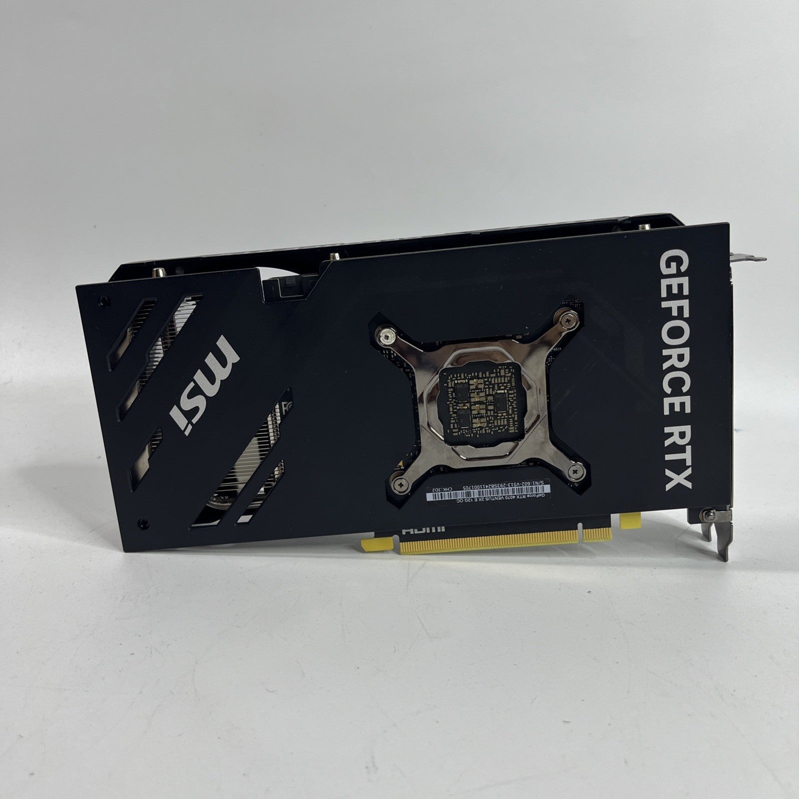 MSI GeForce RTX 4070 OC VENTUS 2X OC 12GB GDDR6 Graphics Card. Dead. No Fan
