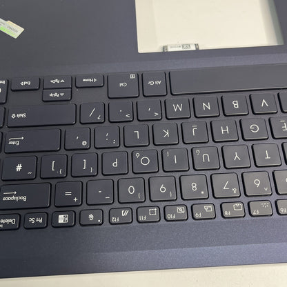 Genuine Blue ASUS Expertbook B1500C palmrest And Keyboard 13N1–DFA0511