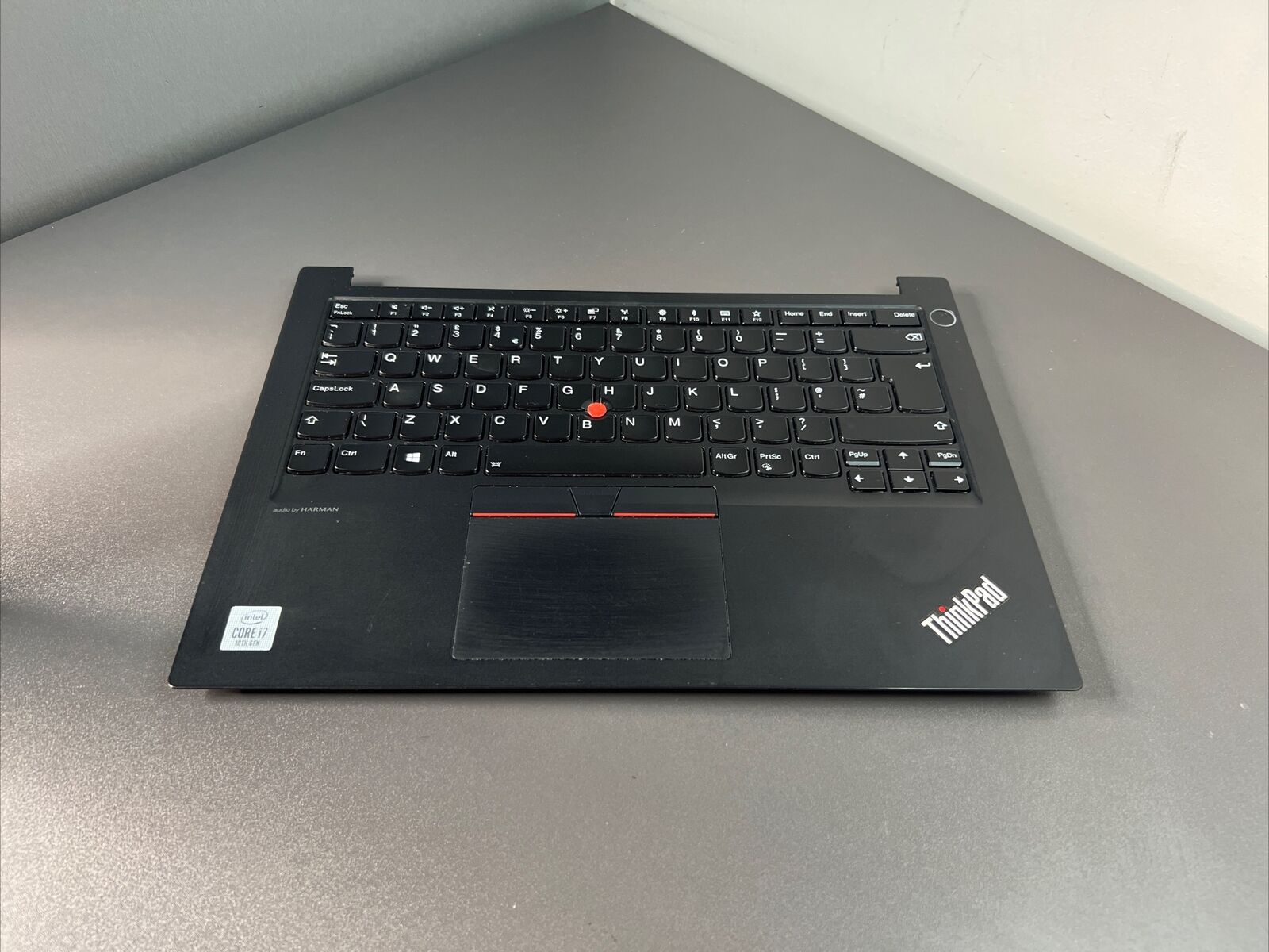Lenovo ThinkPad E14 UK Keyboard Palmrest Touchpad Assembly UK Black Backlit 