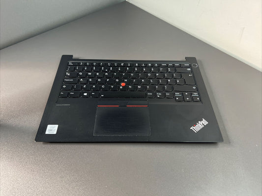 Lenovo ThinkPad E14 UK Keyboard Palmrest Touchpad Assembly UK Black Backlit 