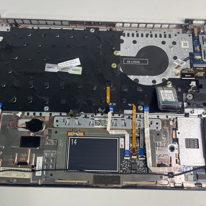 Genuine Silver HP EliteBook 840 G7 Complete Palmrest Missing Key