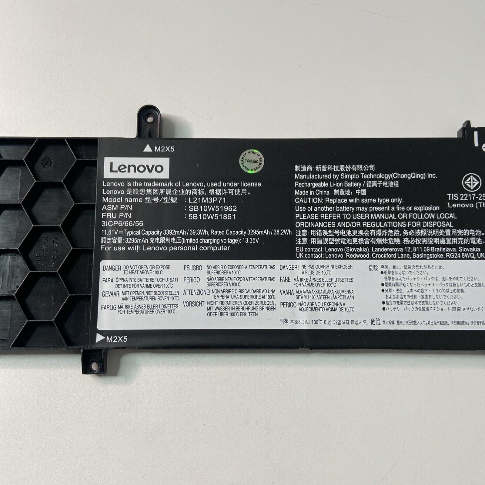 Genuine Lenovo ThinkPad T14 Gen 3  T14 G4 P14S G3 P14S G4 Battery L21M4P71