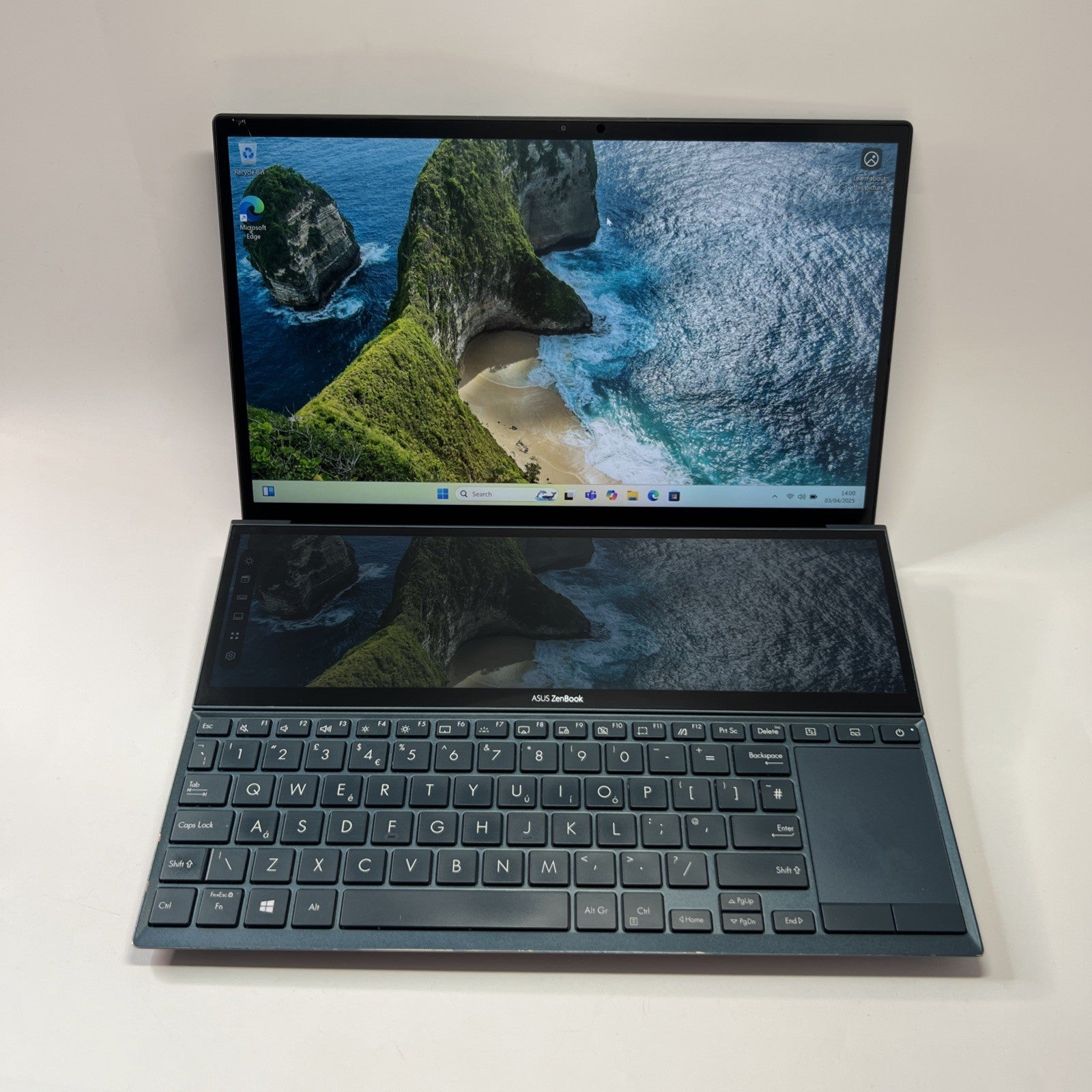 ASUS ZenBook Duo UX482EAR 14”Core i5-1155G7 16GB RAM 256GB SSD Windows 11