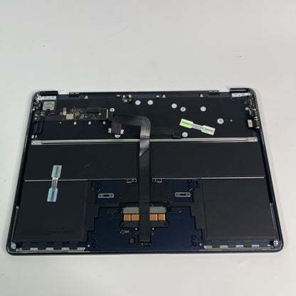 Apple Macbook Air 13 A2681 EMC 4074 Palmrest M2 UK Keyboard Midnight Blue