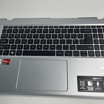 Sliver Acer Aspire 3 A315-24P Palmrest Cover UK Keyboard & Touchpad AM3ZC0006
