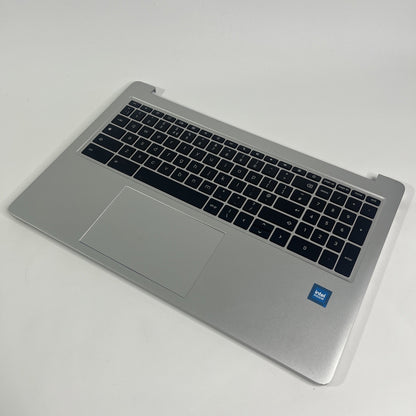HP Silver Chromebook 15a-na0005sa Palmrest, Keyboard,speakers, Touchpad