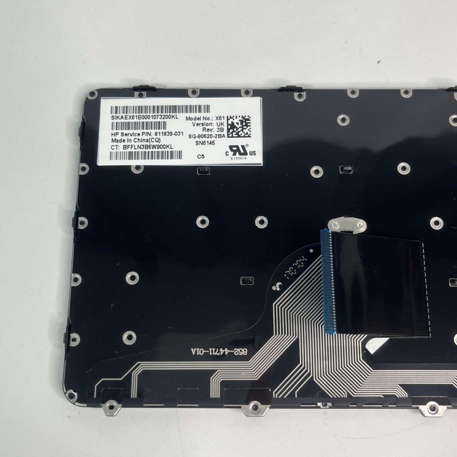 Genuine Black HP ProBook 430 G3 Keyboard QWE Layout Uk Keyboard SIKAEX61