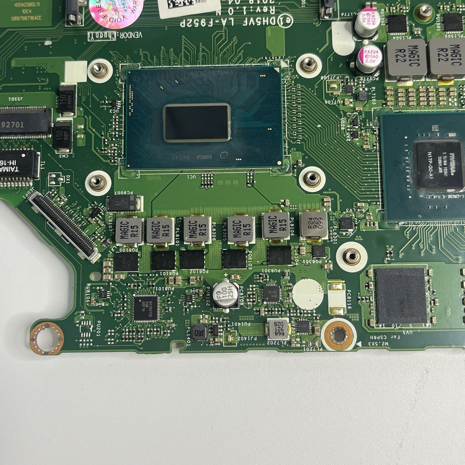 ACER AN515-52 Motherboard DH5VF LA-F952P Intel Core i5-8300H GPU GTX1050