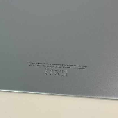 Apple MacBook Air 13" M4 A3240 Bottom Base Cover 613-29024-10 Blue 2025