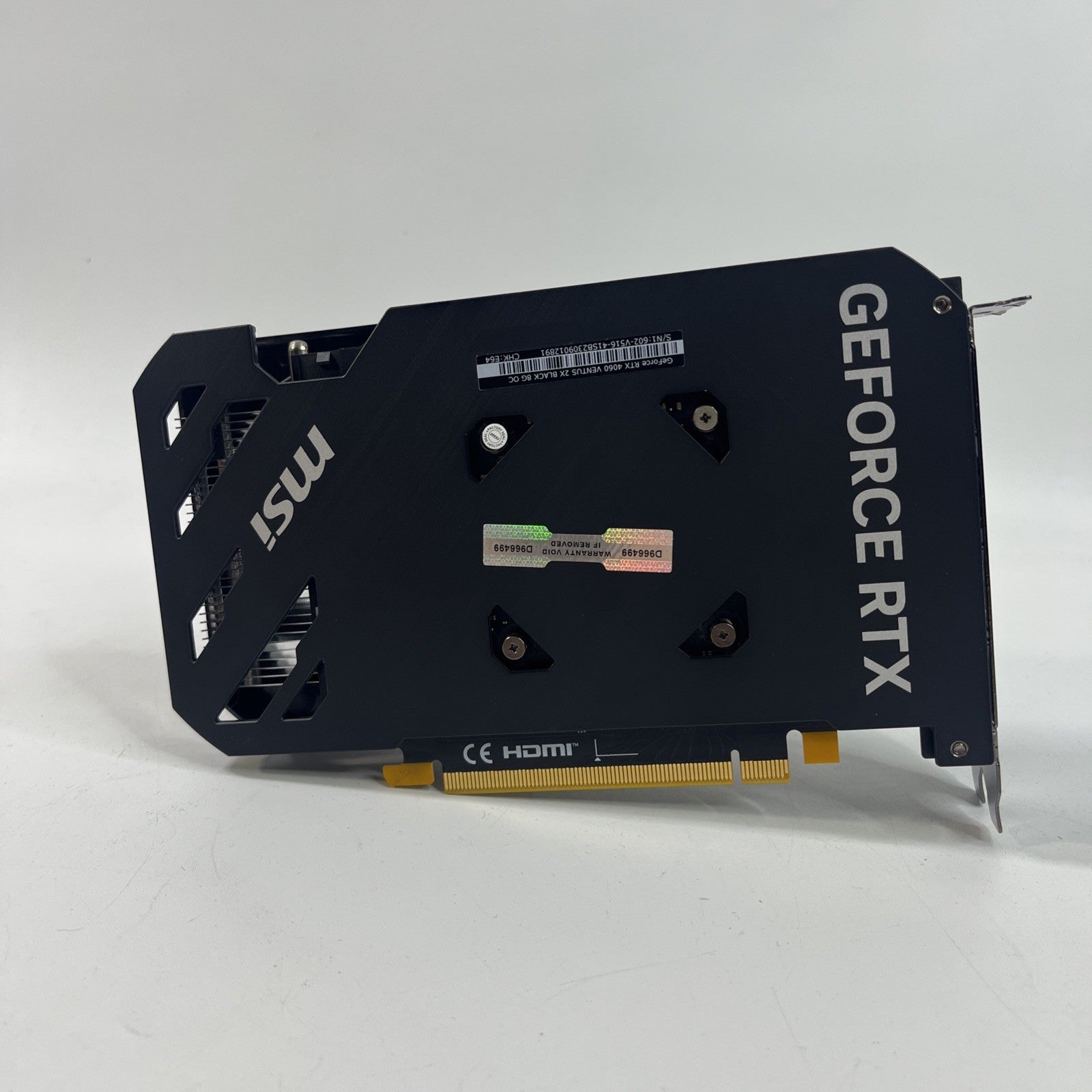 MSI GeForce RTX 4060 VENTUS 2X OC 8GB GDDR6 Graphics Card.DEAD