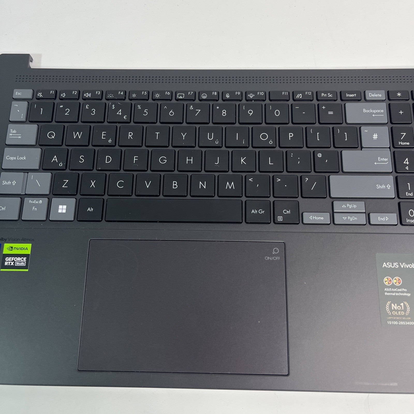 Genuine Black Asus Vivobook PRO 15 N6506M  Palmrest & Touchpad 13n1-JHU0C01 #G A