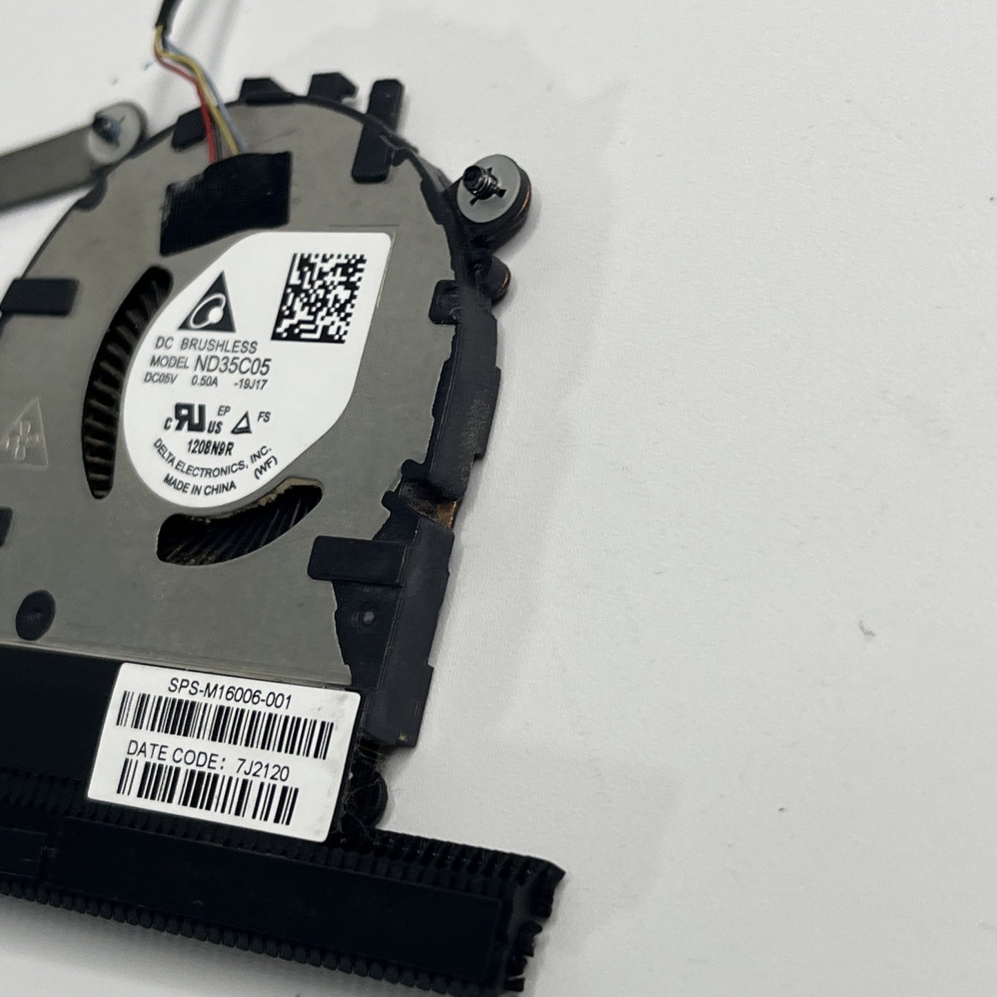 Genuine For HP EliteBook x360 1040 G7 CPU Heatsink Cooling Fan M16006-001