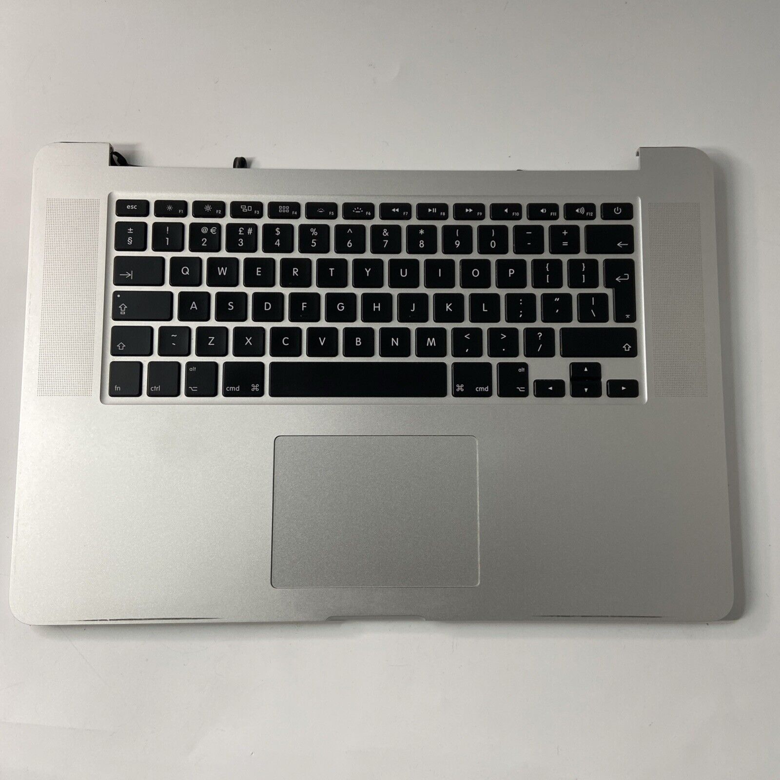 MacBook Pro 15" A1398 2014 Palmrest Top Case Cover UK Keyboard Silver + Battery