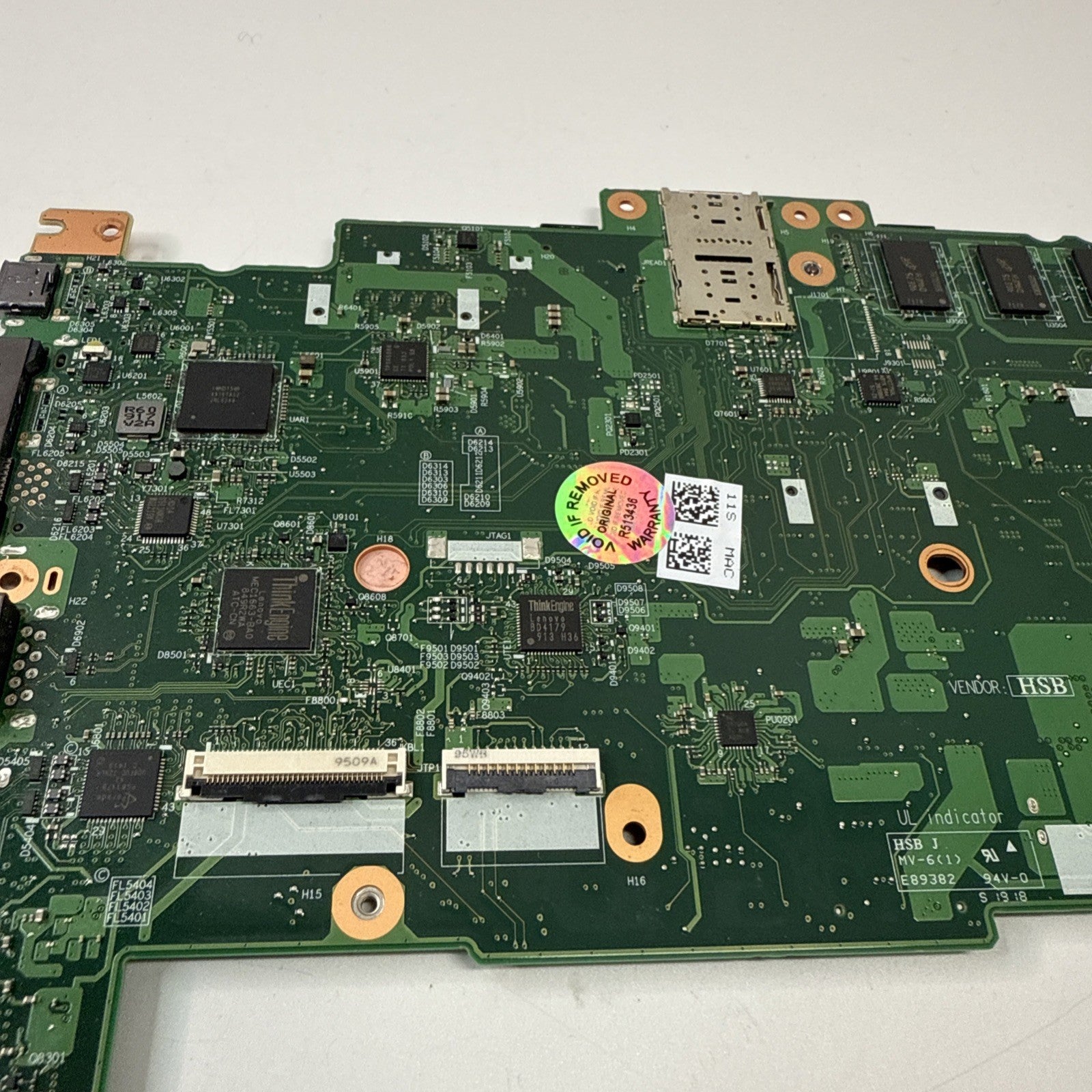 Lenovo ThinkPad T490S X390 Motherboard i5-8265U 8GB NM-B891  Working