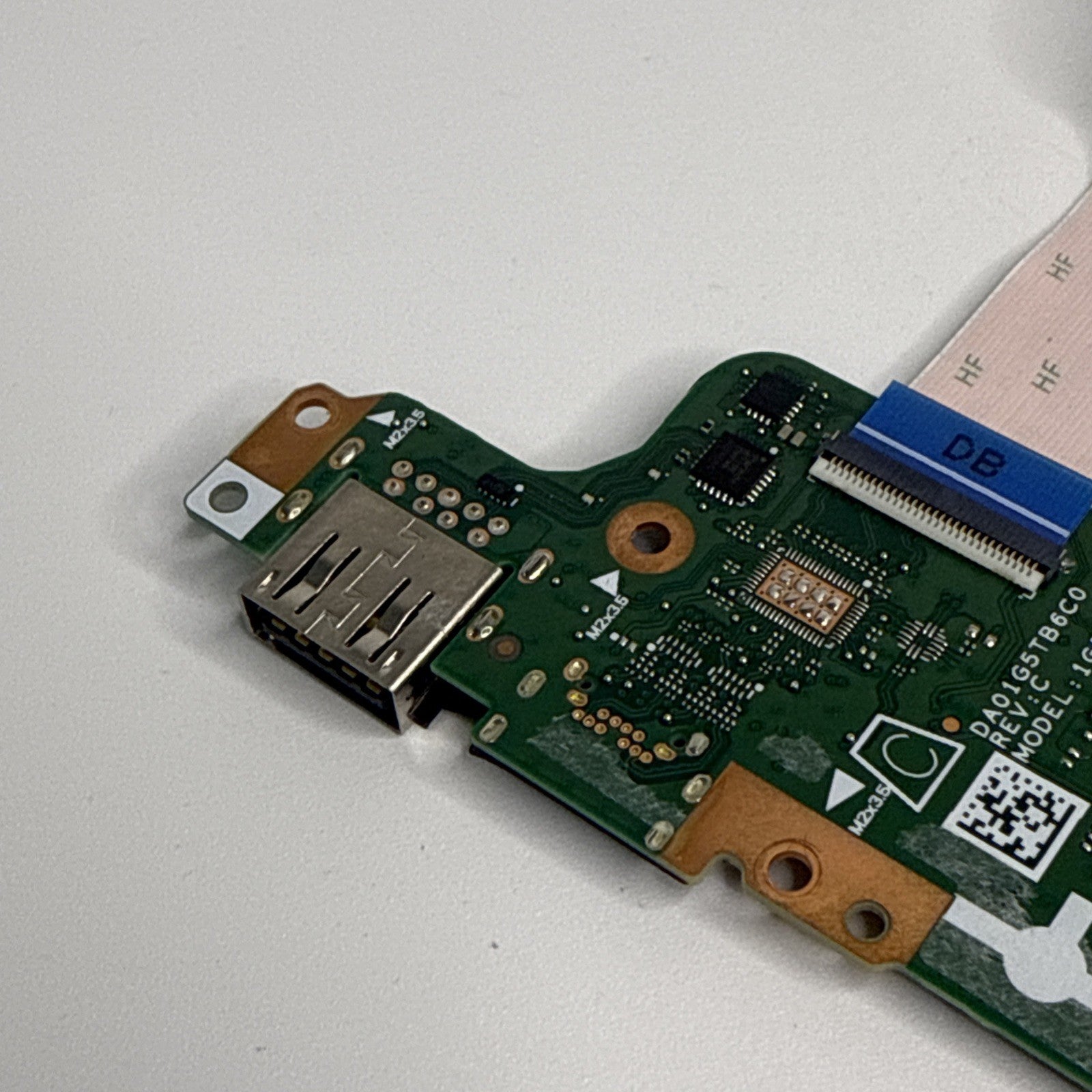 HP Chromebook 14A-NF0002SA USB I/O Port Board And Connectors