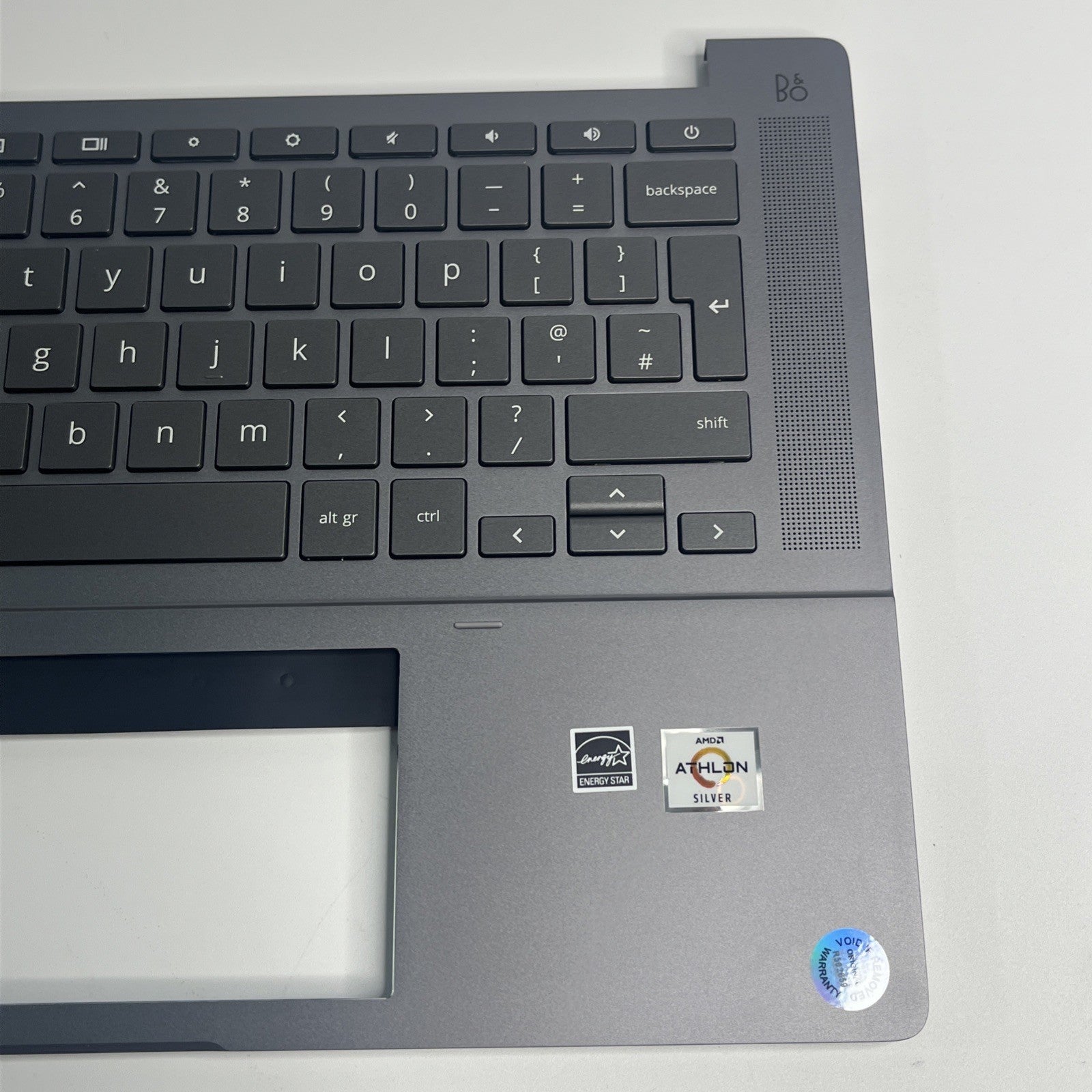 HP Chromebook 14B-NA 14 Cover Pamlrest + keyBoard Sliver KEQ4F0GCTATPIO