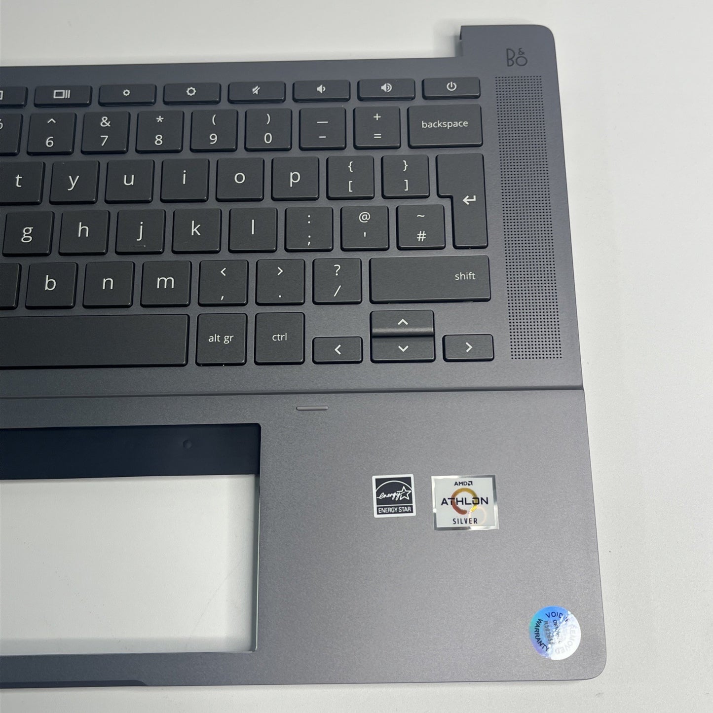 HP Chromebook 14B-NA 14 Cover Pamlrest + keyBoard Sliver KEQ4F0GCTATPIO