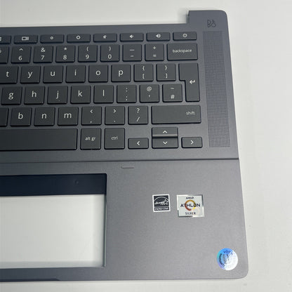 HP Chromebook 14B-NA 14 Cover Pamlrest + keyBoard Sliver KEQ4F0GCTATPIO