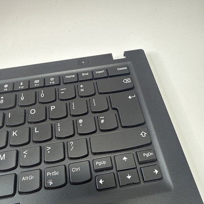 Genuine Lenovo T490s Palmrest Assembly UK Keyboard    Black AM1BR000500