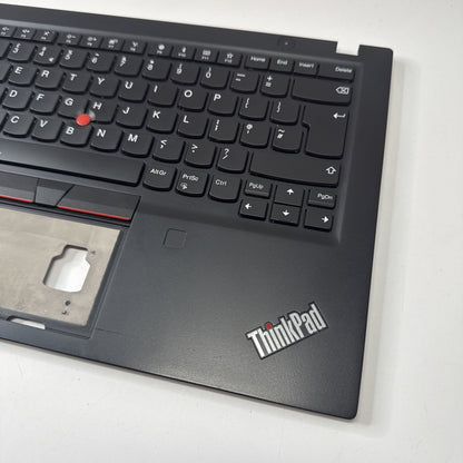 Genuine Lenovo T490s Palmrest Assembly UK Keyboard    Black AM1BR000500.