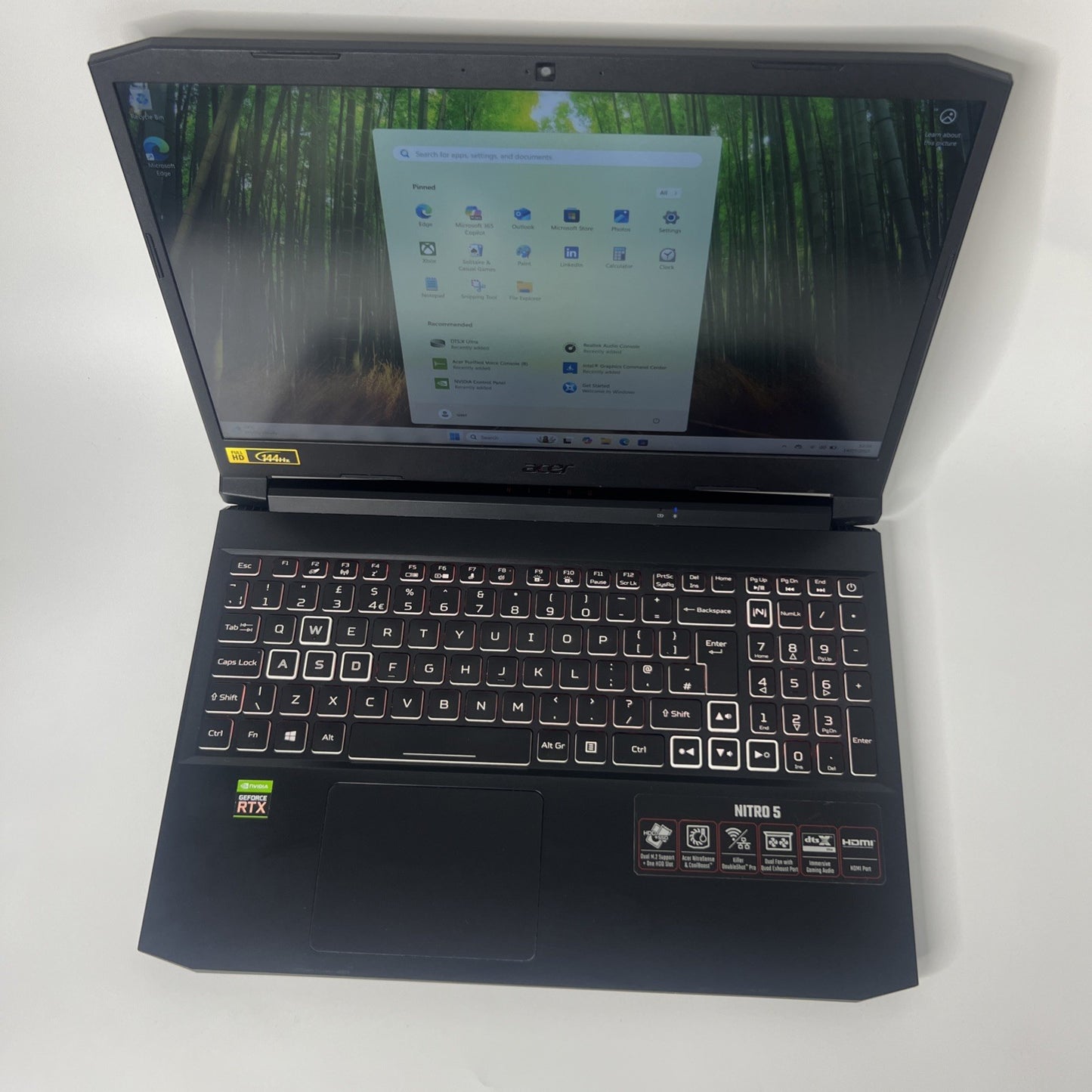 Acer Nitro 5 AN515-57 Intel Core i7-11800H 16GB RAM 512GB SSD RTX 3070 Win 11