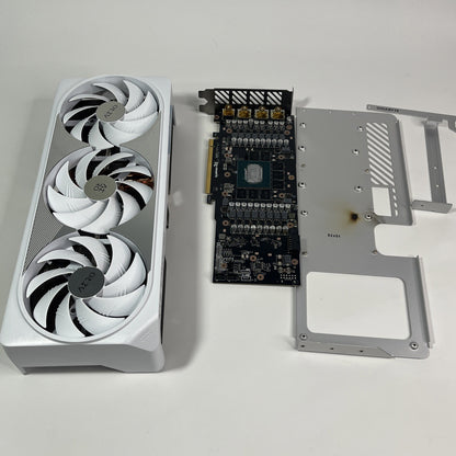 GIGABYTE  RTX 4080 Super AERO OC 16 Graphics Card Not Working Missing Parts