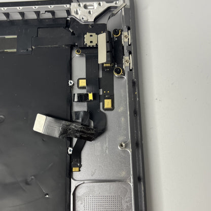 Genuine MacBook Pro16" A2141-2019 Palmrest keyboard Trackpad.  Bit Crack At Side