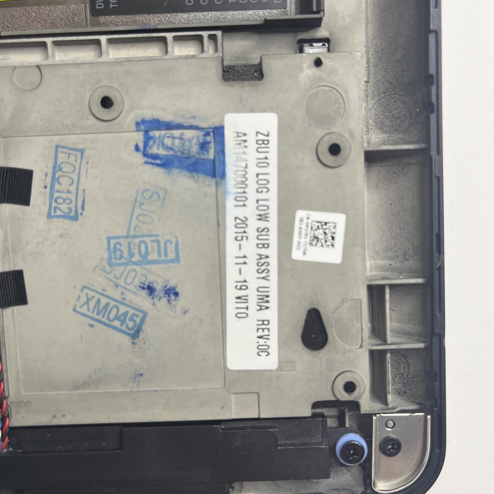 Genuine Black Dell Latitude E7450 Base Bottom Chassis Case Base  HVJ91 0HVJ91