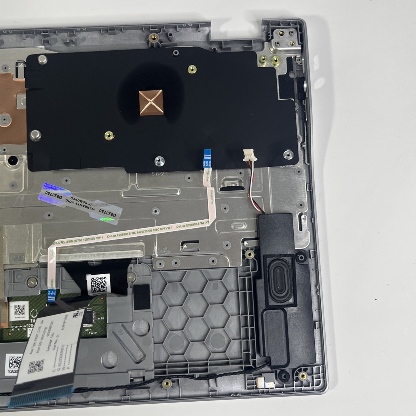 Sliver Acer Chromebook Spin CP311-3H Palmrest, Touchpad And Speakers CRQLLE