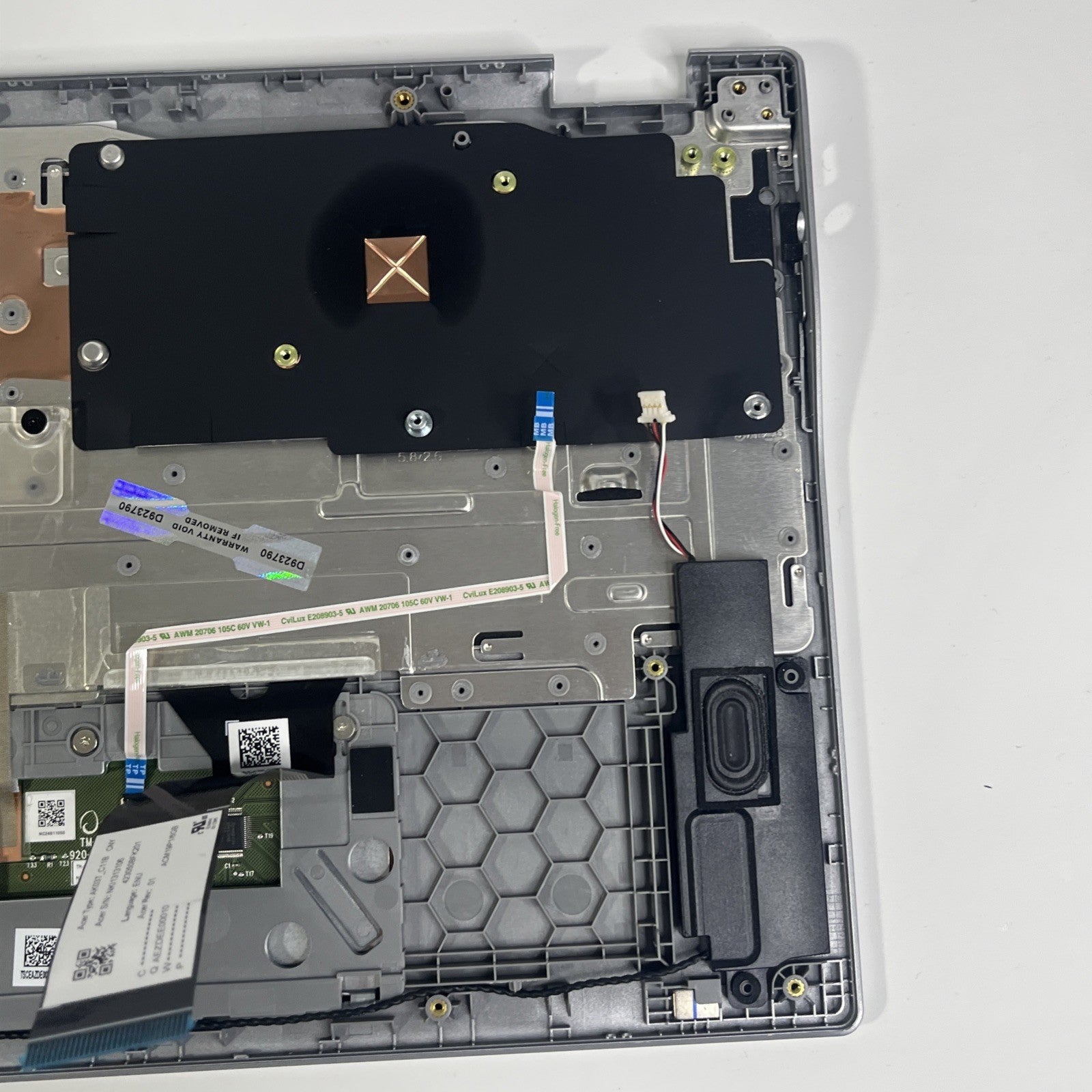 Sliver Acer Chromebook Spin CP311-3H Palmrest, Touchpad And Speakers CRQLLE