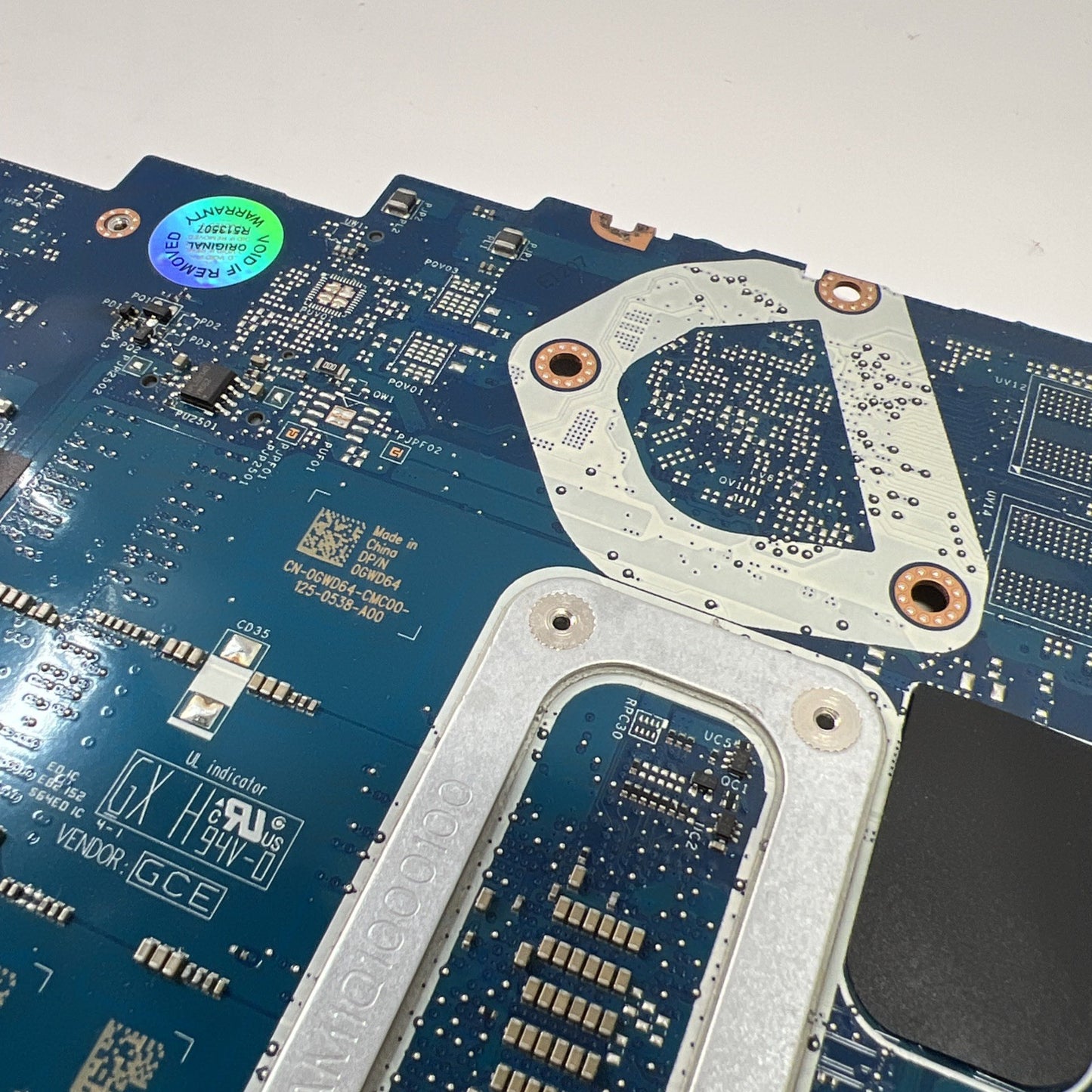 Dell Inspiron 3505 Laptop Motherboard Ryzen 5 3500U 2.10 GHz CPU 0GWD64 (FAULTY)