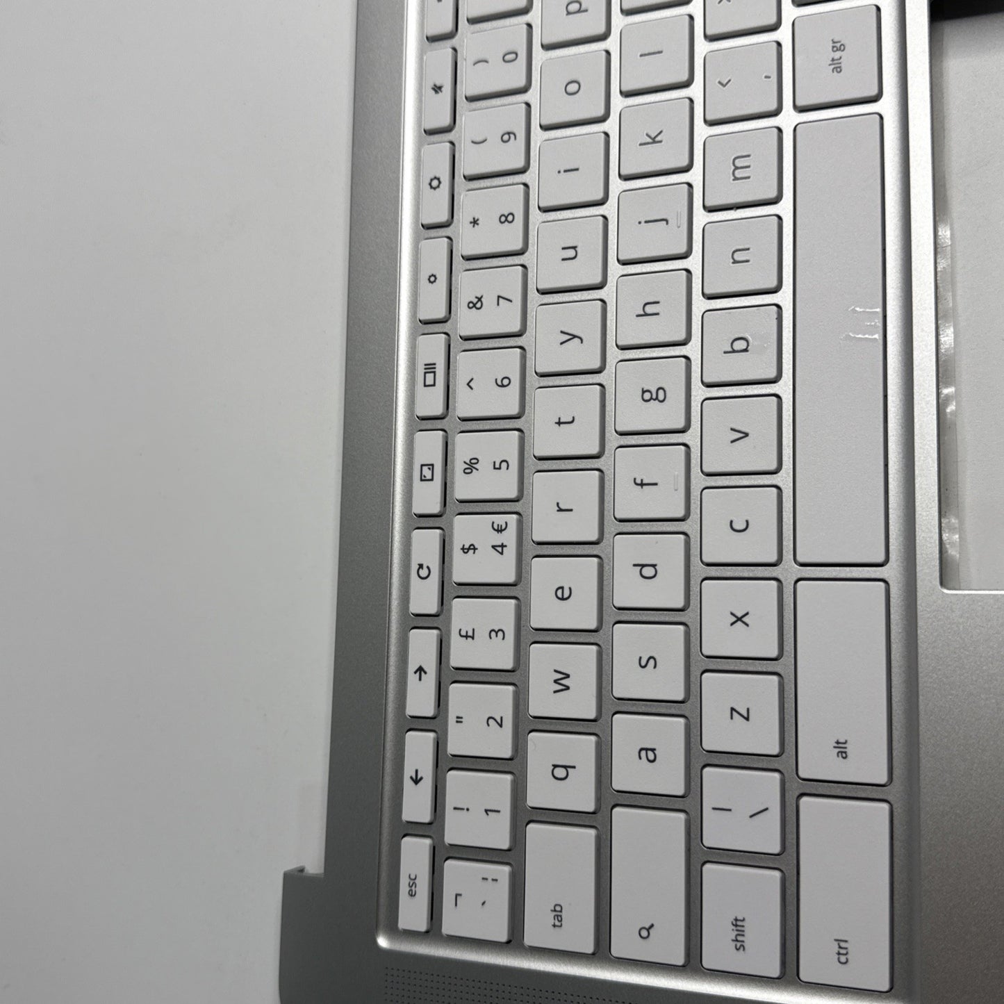 HP Chromebook 14A-NA0001sa Palmrest Cover Keyboard UK Sliver Speakers Genuine