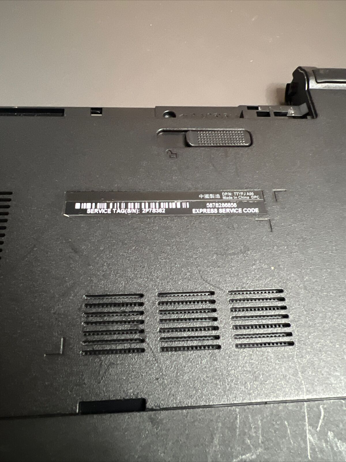 DELL INSPIRON 15 5555 5558 5559 SERIES GENUINE BOTTOM BASE CHASSIS BLACK