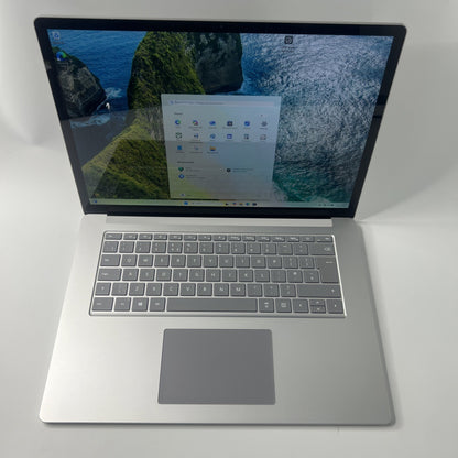 Microsoft Surface Laptop 3 15" AMD Ryzen 128GB SSD 8GB RAM Win 11 Hairline Crack